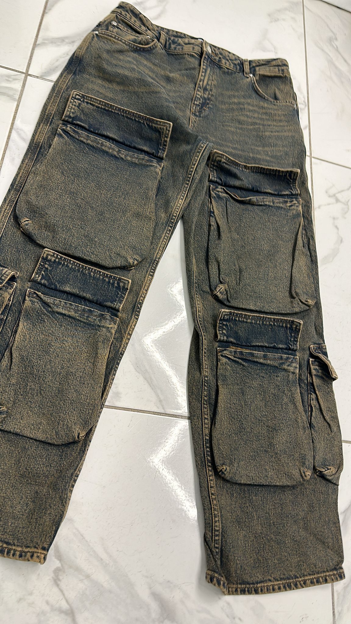 Represent Clo. × Vintage Represent Sample Denim Jean Size 32 Size US 32 / EU 48 - 3 Thumbnail