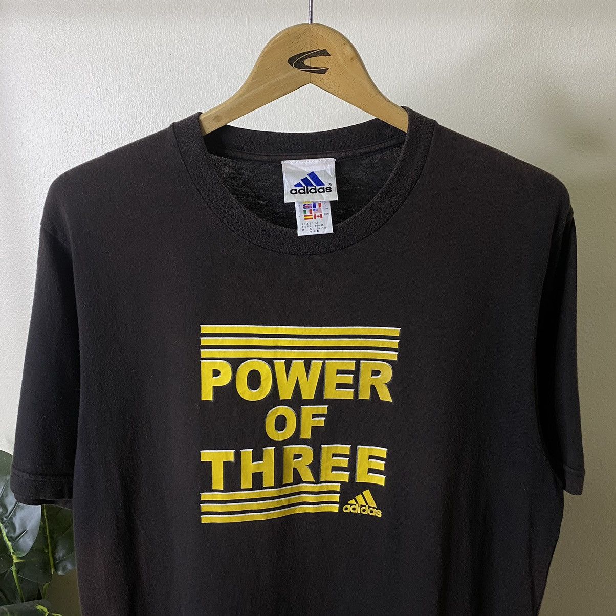 Adidas × Vintage Vintage 2001 Adidas Power Of Three Tee Size US M / EU 48-50 / 2 - 2 Thumbnail