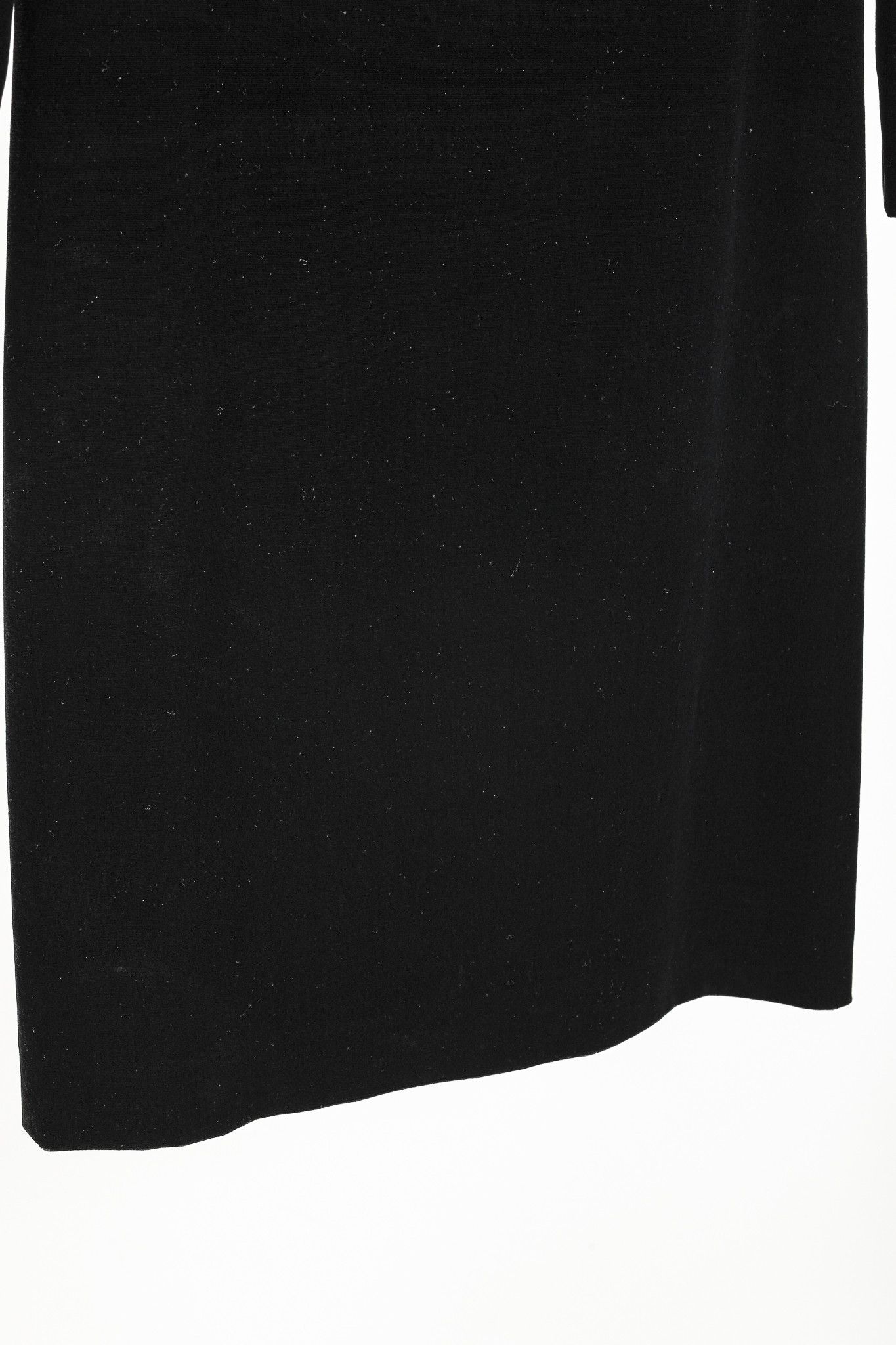 Jean Paul Gaultier Jean Paul Gaultier Black Velvet Sheer-Sleeve Midi Dress Size M / US 6-8 / IT 42-44 - 6 Thumbnail