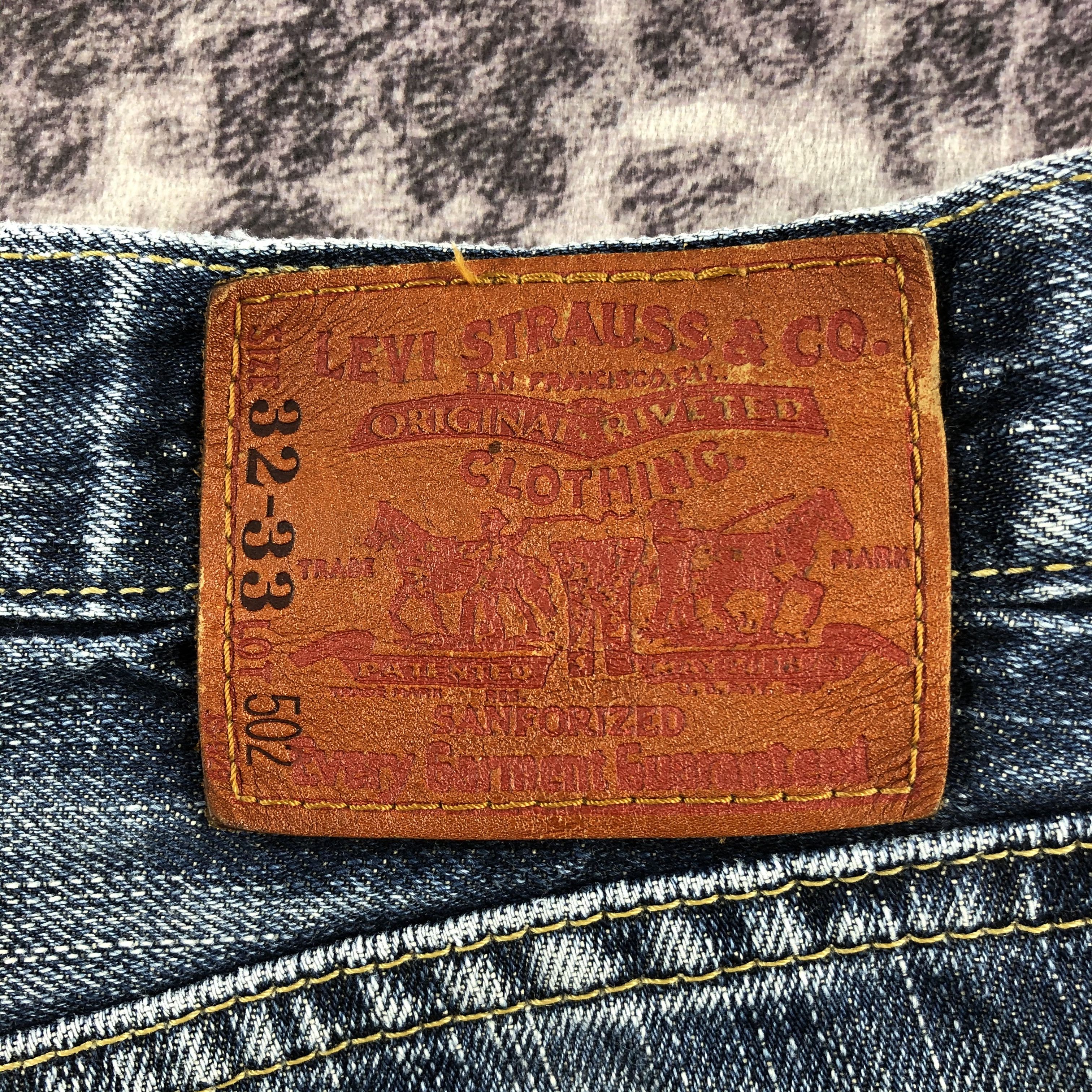 Levi's × Vintage Vintage 90s Blue Wash Levis 502 Jeans-JM2706 Size US 31 - 6 Thumbnail