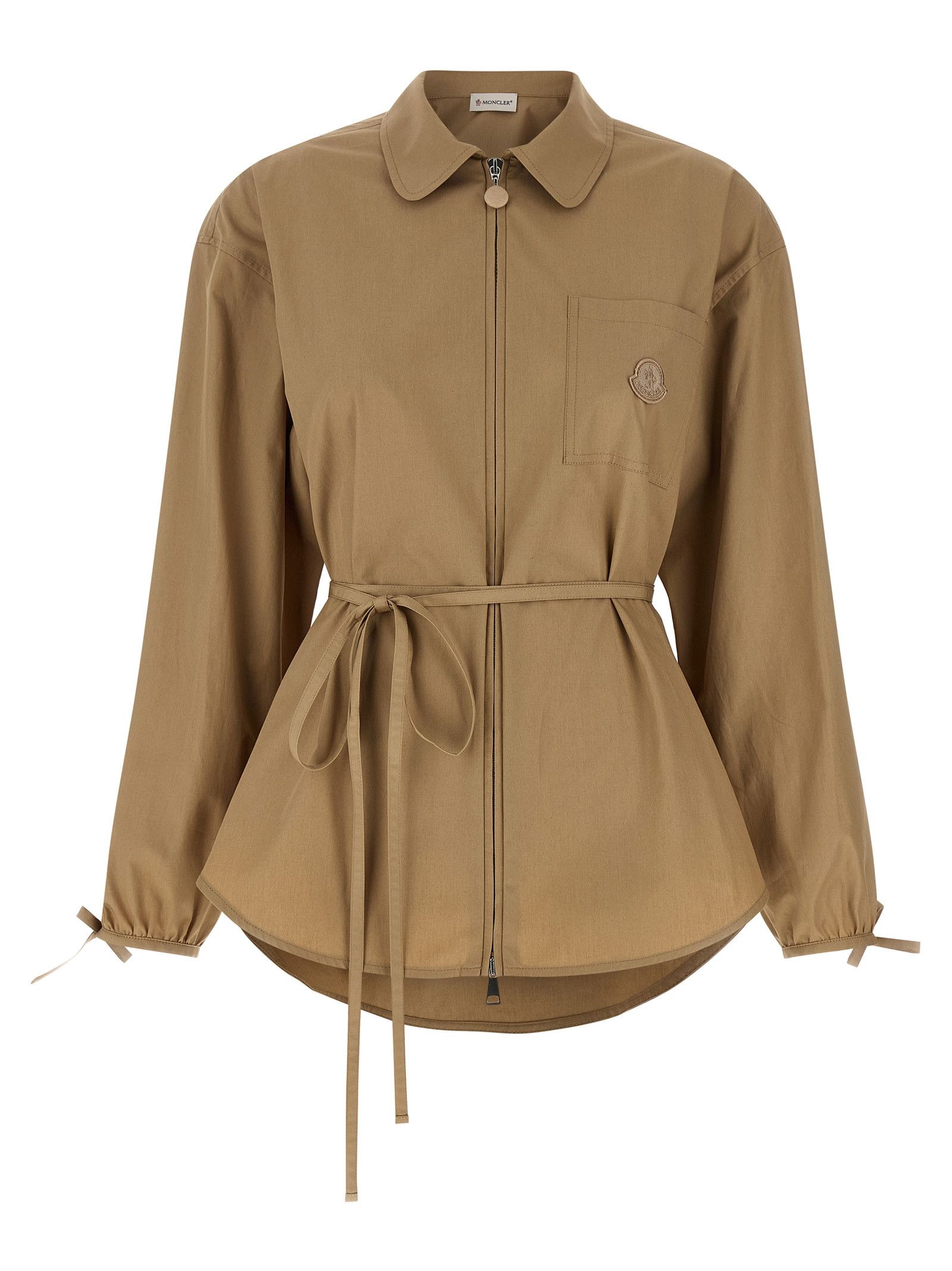 Moncler Grosgrain logo patch overshirt Size M / US 6-8 / IT 42-44 - 1 Thumbnail