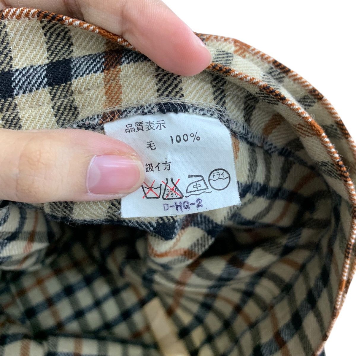 DAKS Vintage 80s DAKS LONDON Nova Checks Tartan Midi Skirt Bottom Size 30" / US 8 / IT 44 - 8 Thumbnail