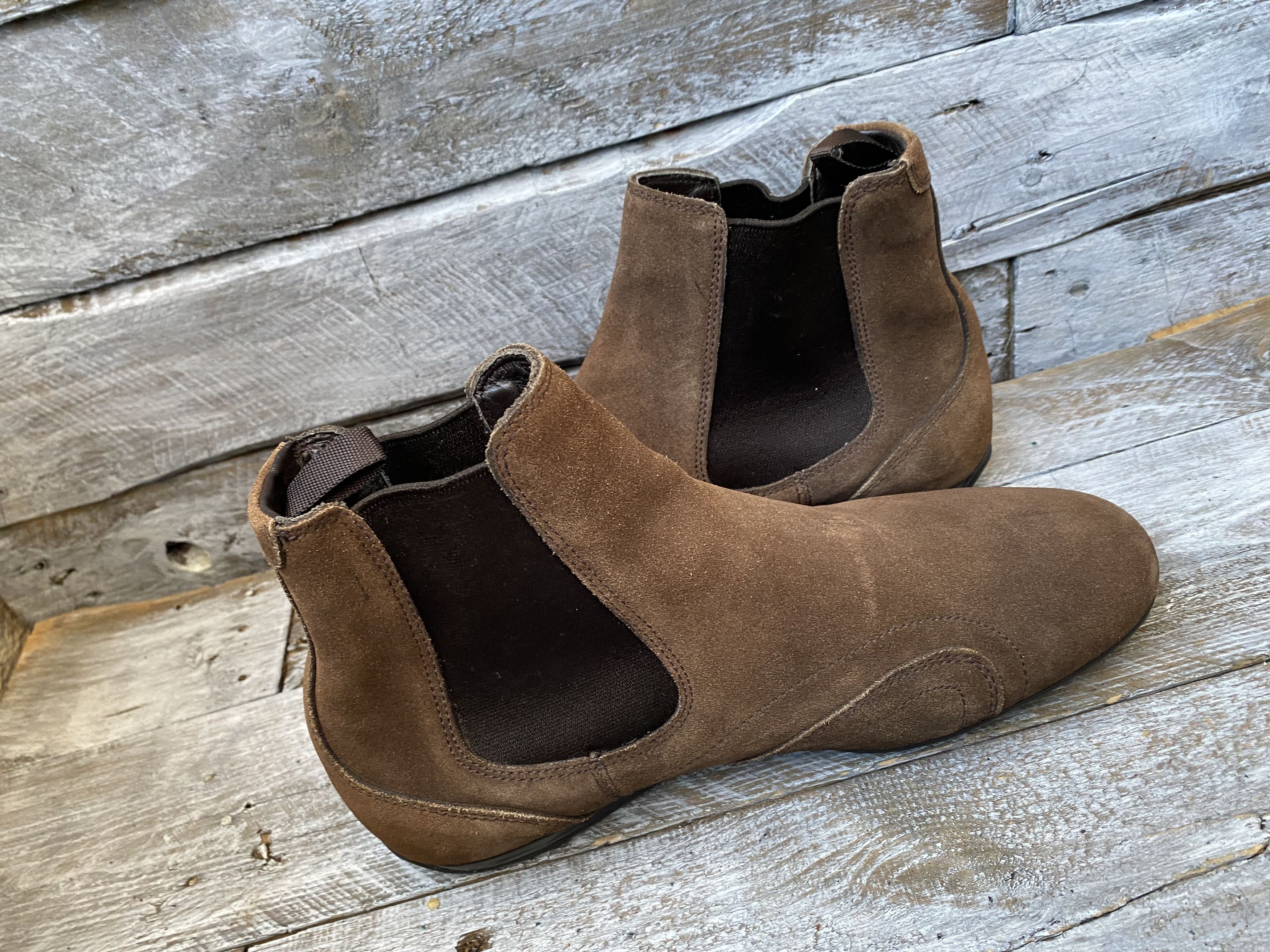 Prada Prada chelsea suede boots sz uk6.5 Size US 7.5 / EU 40-41 - 11 Thumbnail