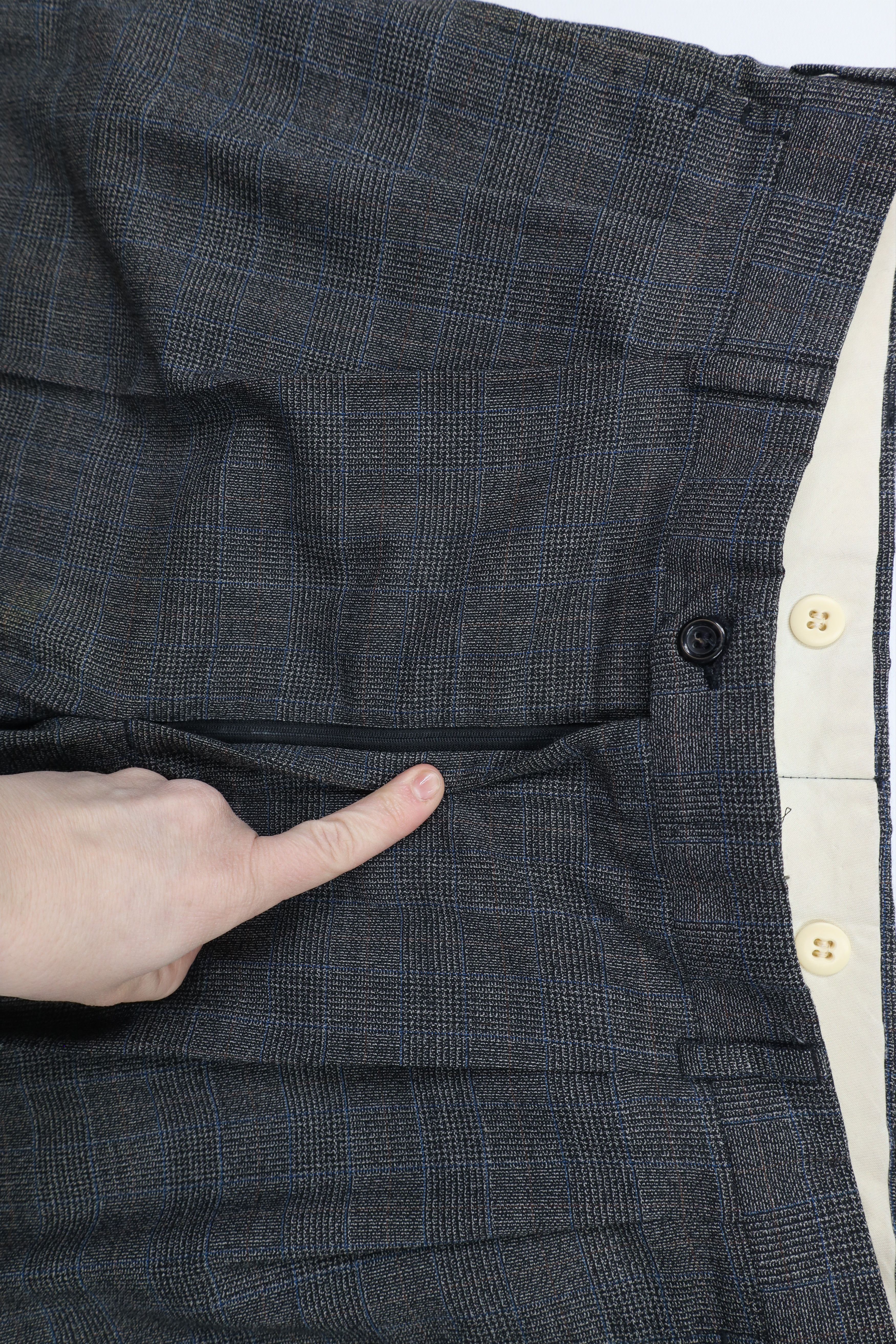 Vintage Vintage 90s Streetwear Cuffed Wide Leg Chino Pants USA Size US 34 / EU 50 - 5 Thumbnail