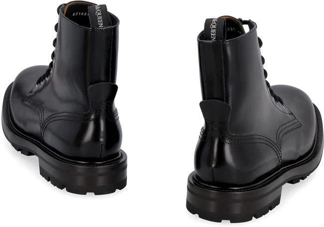 Alexander McQueen o1y1024 Ankle Boots in Black Size US 7 / EU 40 - 3 Thumbnail