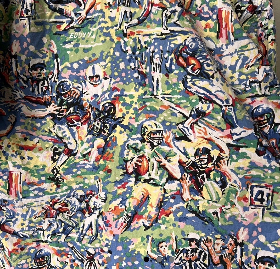 Reyn Spooner Reyn Spooner Football Print Button Up Size US L / EU 52-54 / 3 - 4 Thumbnail