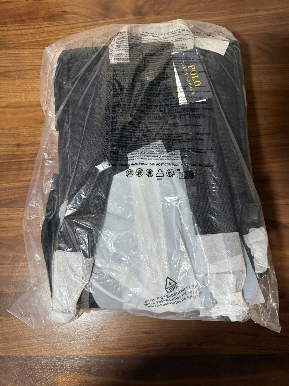 Polo Ralph Lauren Polo Ralph Lauren Convertible Canvas Tote Backpack Black Size ONE SIZE - 8 Thumbnail