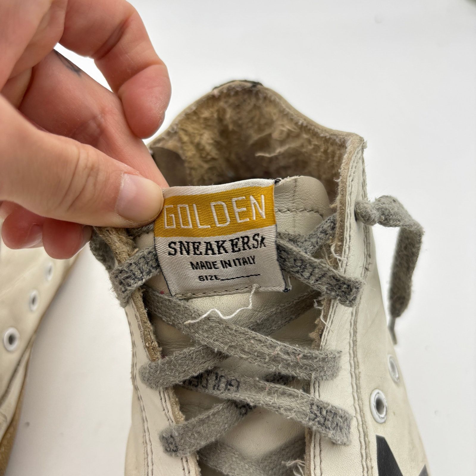 Golden Goose Golden Goose Francy Hi Top Skate Sneakers Men's 41 US 8 Size US 8 / EU 41 - 8 Thumbnail