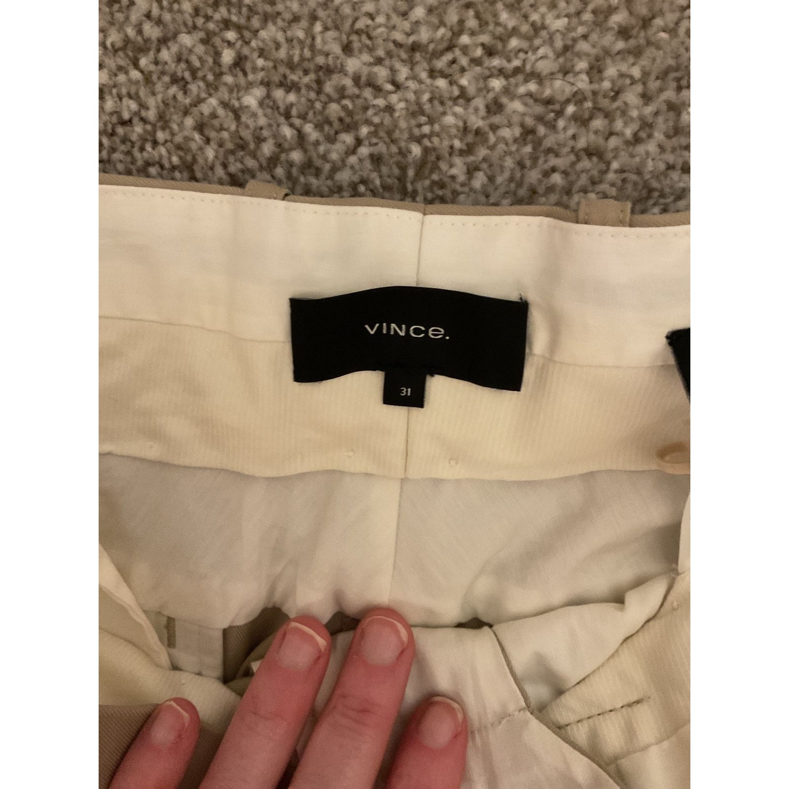 Vince NWT Vince Tapered Lightweight Cuffed Trouser Ashwood, 31 Size US 31 - 7 Thumbnail