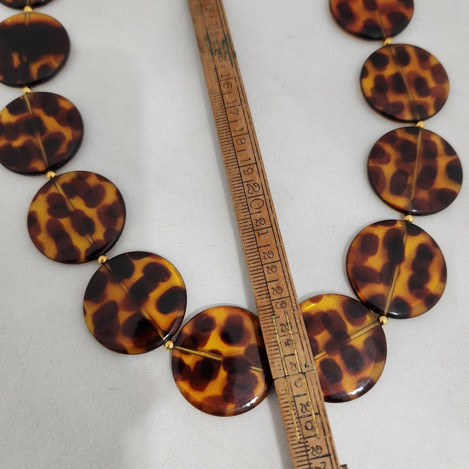 Other Kenneth J Lane Necklace Tortoise Shell Round Beaded Size ONE SIZE - 9 Thumbnail