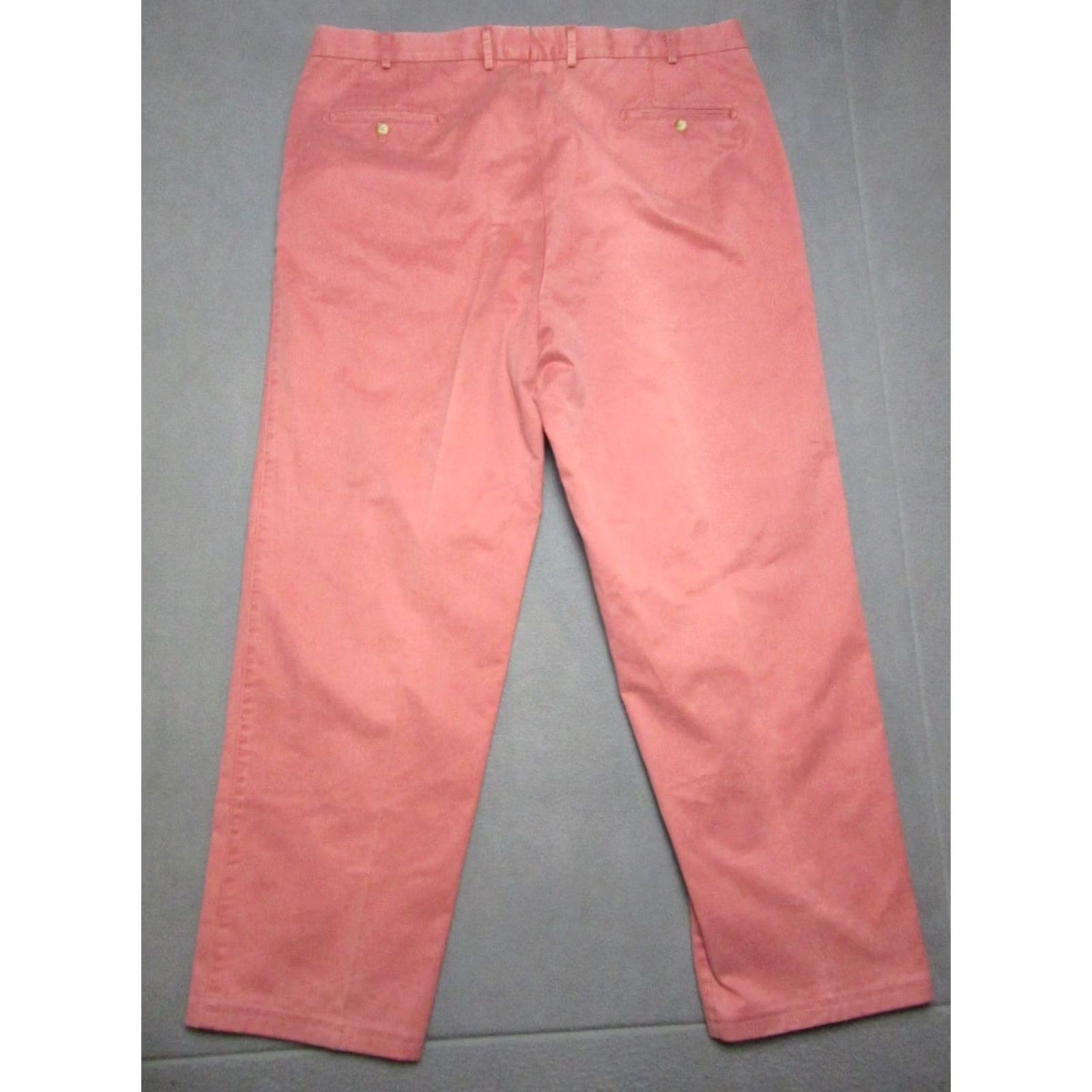 Peter Millar Peter Millar Pants Mens 40 Pink Salmon Chino Casual Straight Leg Flat Front Size US 40 / EU 56 - 2 Thumbnail