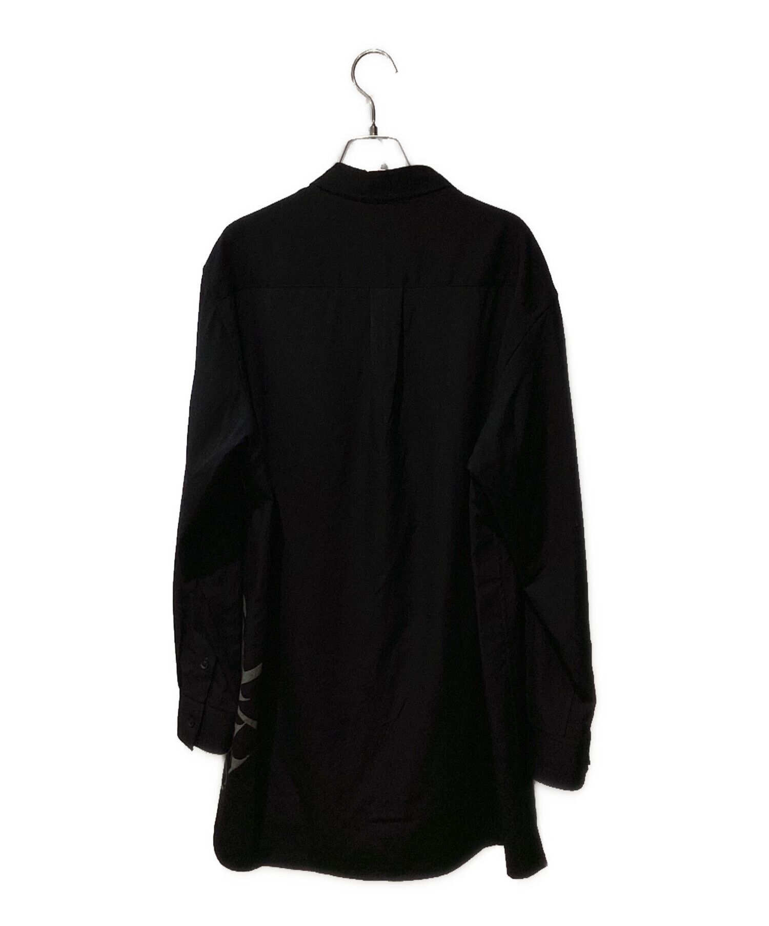 Yohji Yamamoto Yohji Yamamoto pour homme 24SS YY discharge-dyed shirt Size US L / EU 52-54 / 3 - 2 Thumbnail