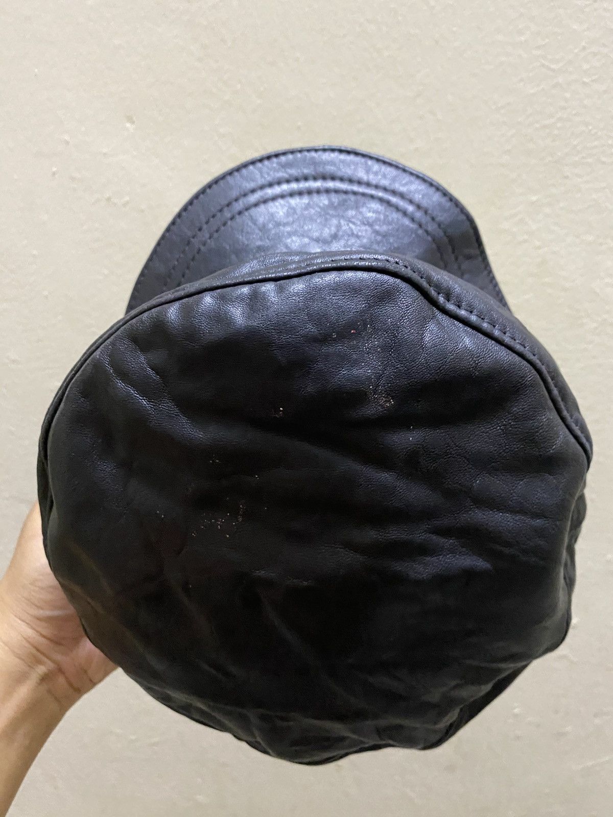 Vintage Vintage Captain Leather Cap Hat Size ONE SIZE - 5 Thumbnail