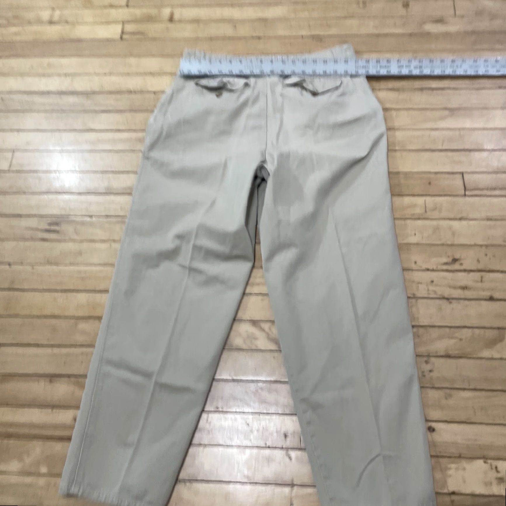 Vintage VINTAGE Cambridge Classics Men Pants 34x30 Khaki Beige 90s Casual Straight Wide Twill 34 Mens Size US 34 / EU 50 - 6 Thumbnail