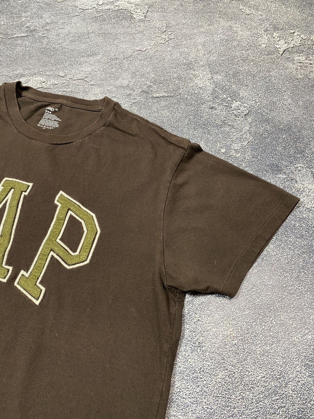 Gap GAP brown big logo Tshirt Kanye Size US M / EU 48-50 / 2 - 3 Thumbnail