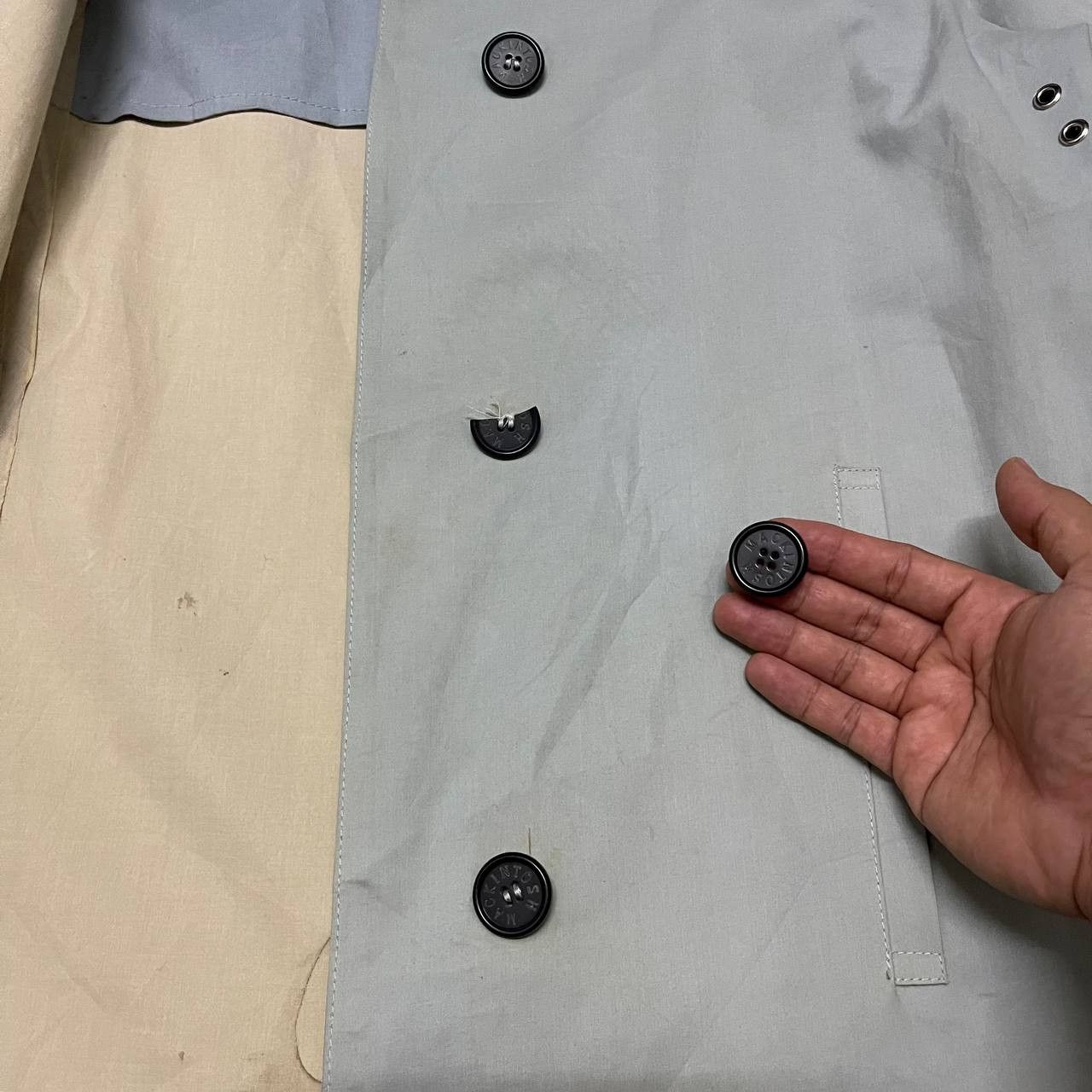 Mackintosh Vintage Mackintosh Coat 100% Cotton Rubber Proofed Size S / US 4 / IT 40 - 8 Thumbnail