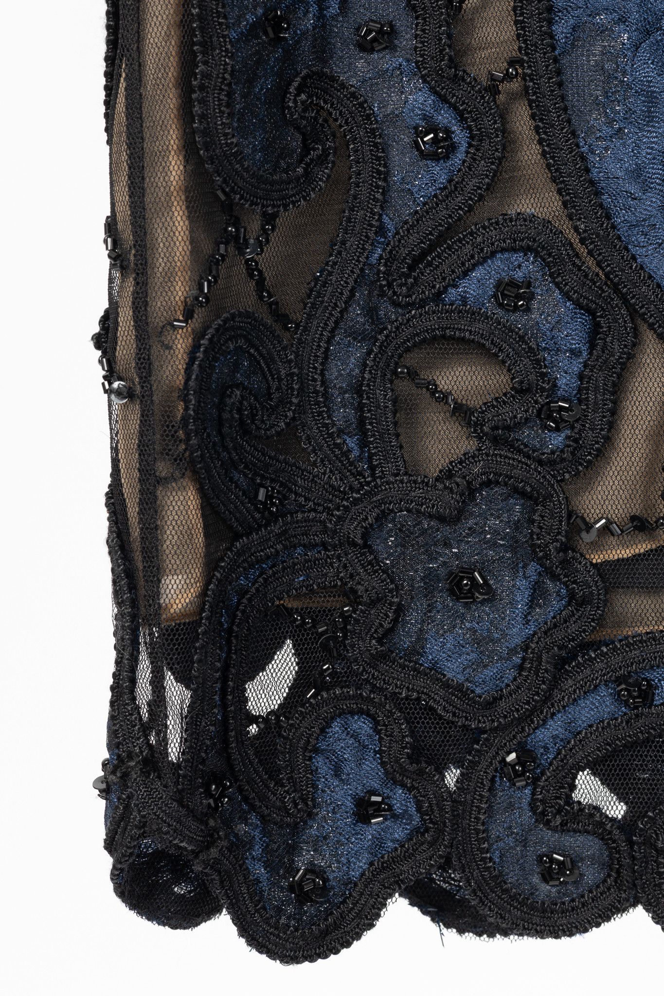 Oscar De La Renta Oscar de la Renta PF14 Beaded Soutache Embroidery Skirt Size 30" / US 8 / IT 44 - 6 Thumbnail