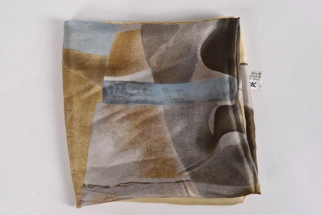 Other Women's Salvador Dali Surrealist Silk Vintage Scarf Size ONE SIZE - 6 Thumbnail
