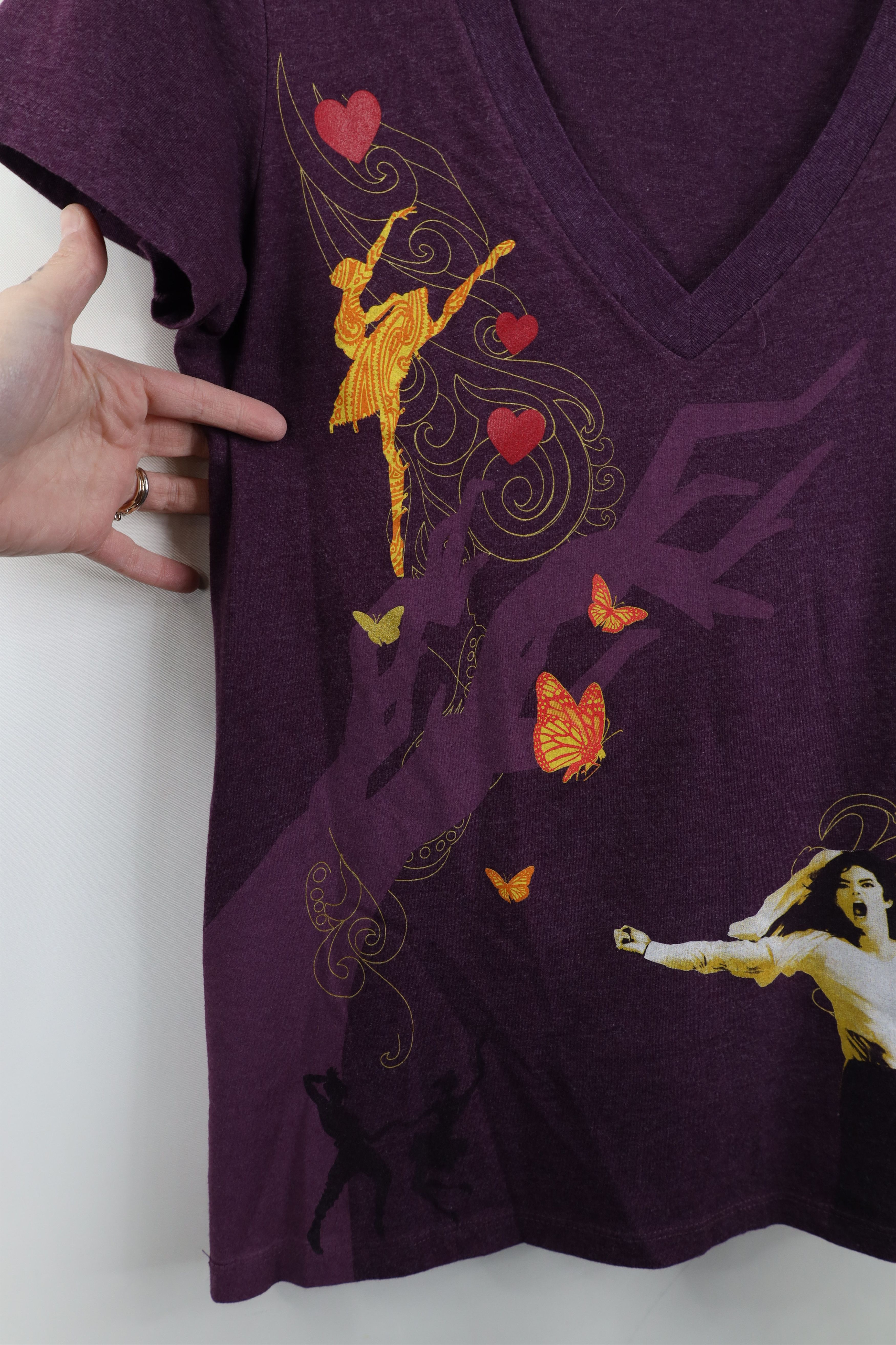 Vintage Cirque du Soleil Michael Jackson Immortal World Tour T-Shirt Size L / US 10 / IT 46 - 4 Thumbnail
