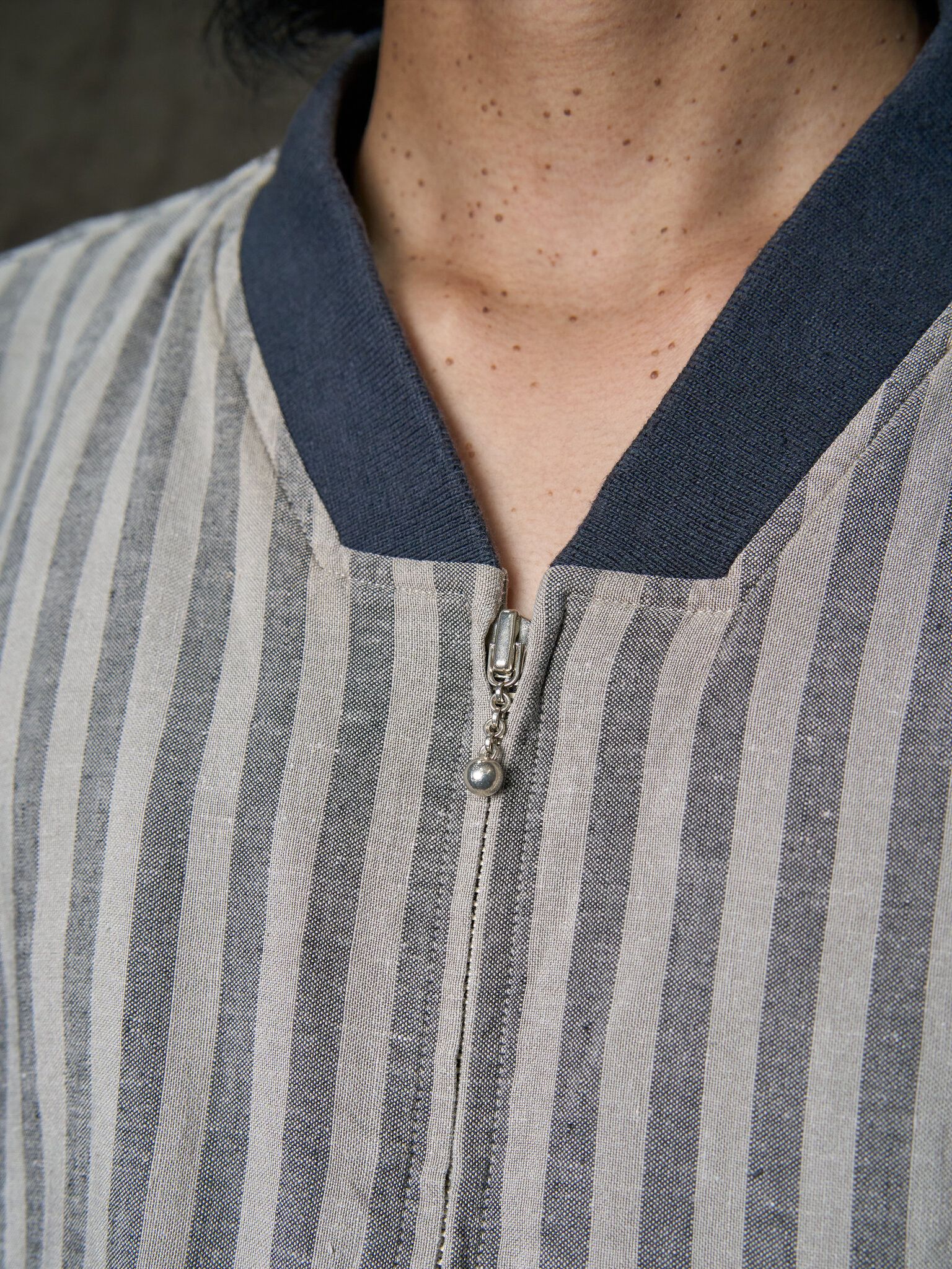 Jean Paul Gaultier Vintage Jean Paul Gaultier Nouvelle Cuisine Stripe Bomber Size US M / EU 48-50 / 2 - 5 Thumbnail