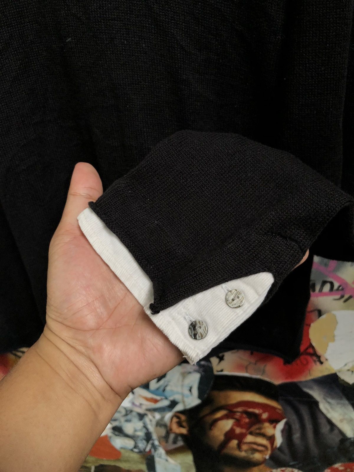 Japanese Brand × Takeo Kikuchi × Vintage JAPANESE TAKEO KIKUCHI DOUBLE LAYER LONG SLEEVE Size US L / EU 52-54 / 3 - 4 Thumbnail