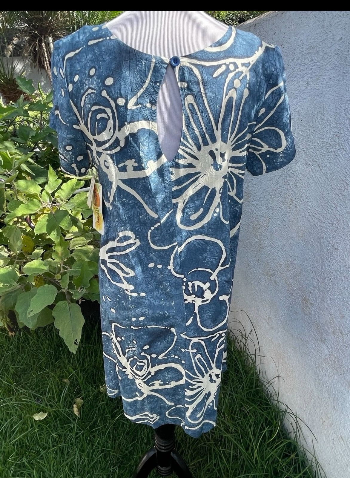 Jams World New Jams World Hula Moon Ice Flower Dress Blue Women's XL Size XL / US 12-14 / IT 48-50 - 2 Thumbnail