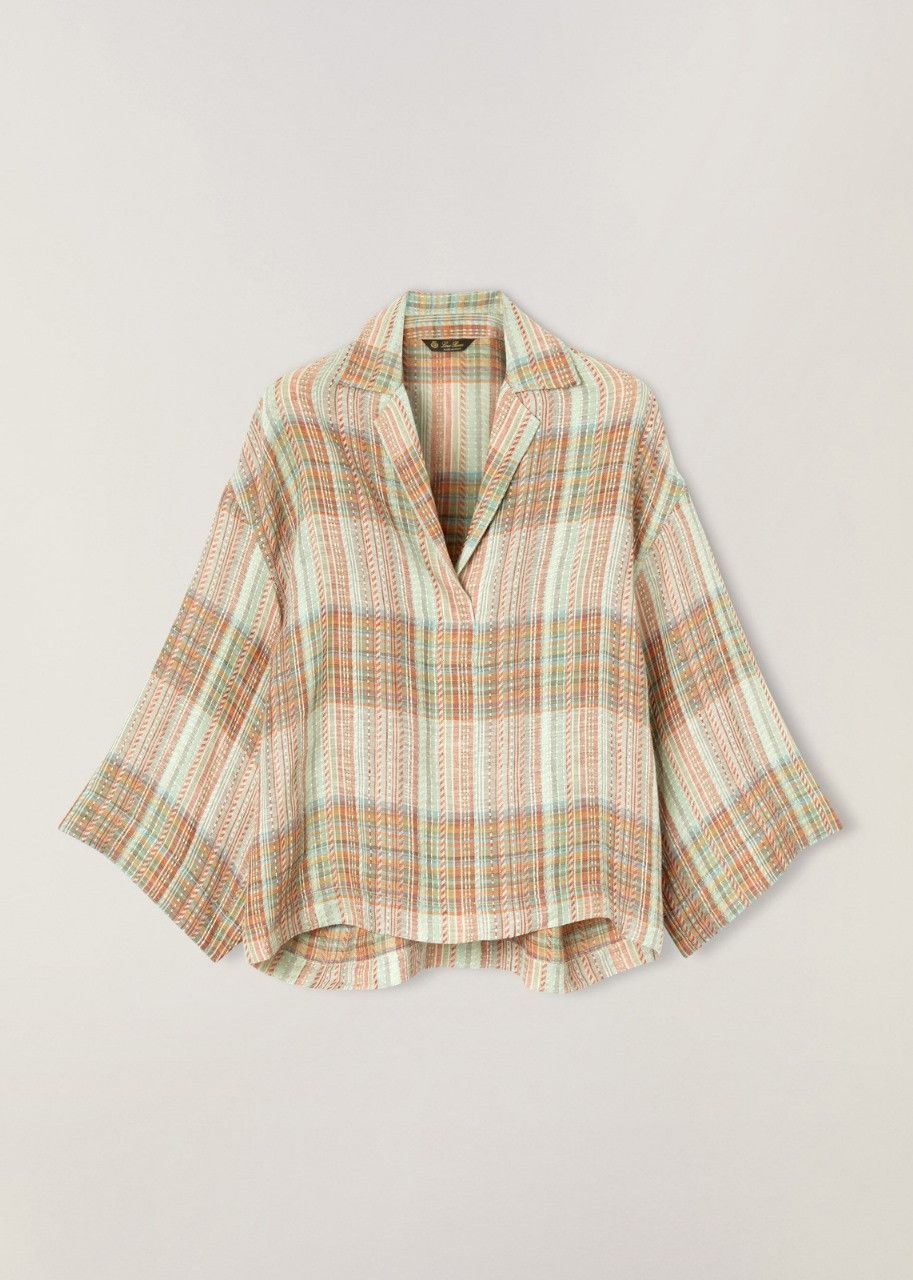 image of Loro Piana O1Srvl11E0524 Shirt In Multicolor, Women's (Size Large)