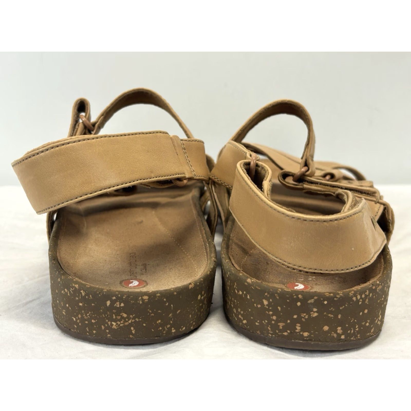 Clarks Vintage Clarks Rosilla Keene Nubuck Leather Sandals Women Flat Casual Brown Size 11M Size US 11 / IT 41 - 4 Thumbnail