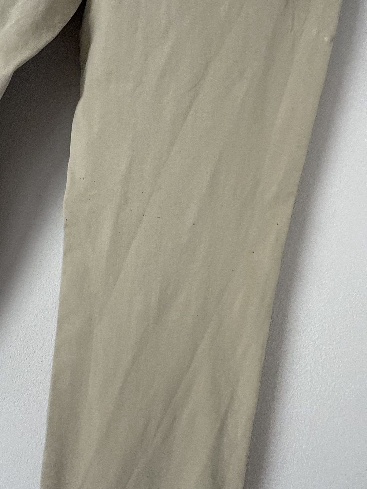 Prada Prada Linea Rossa Beige Tech Cotton Pants with Red Tab Size US 40 / EU 56 - 11 Thumbnail