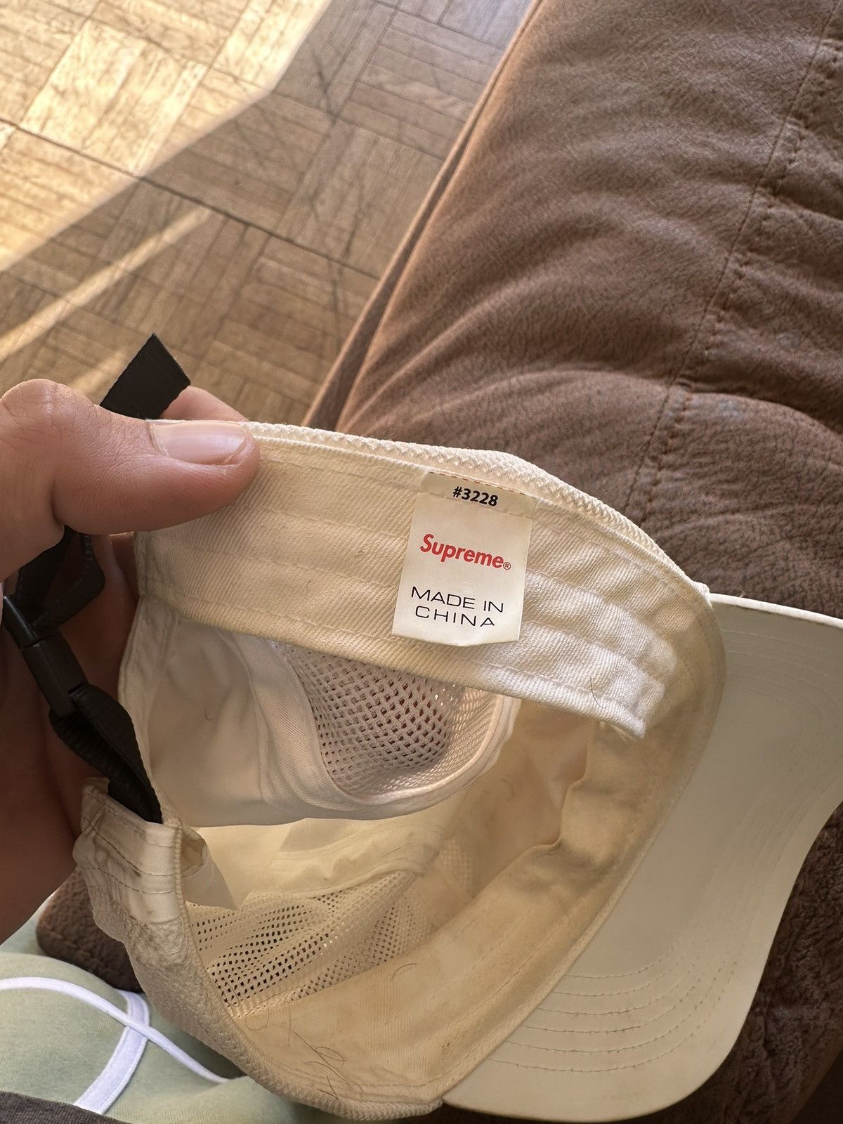 Supreme White Supreme Hat Size ONE SIZE - 3 Thumbnail