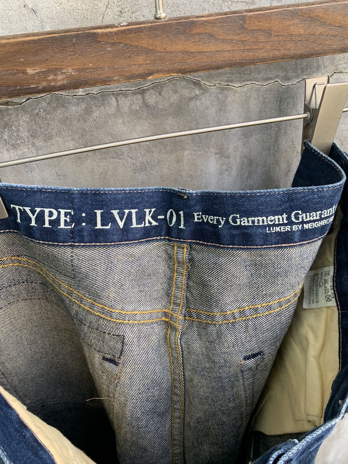 Levi's Neighborhood “Luker” Selvedge Denim Jeans Size US 36 / EU 52 - 10 Thumbnail