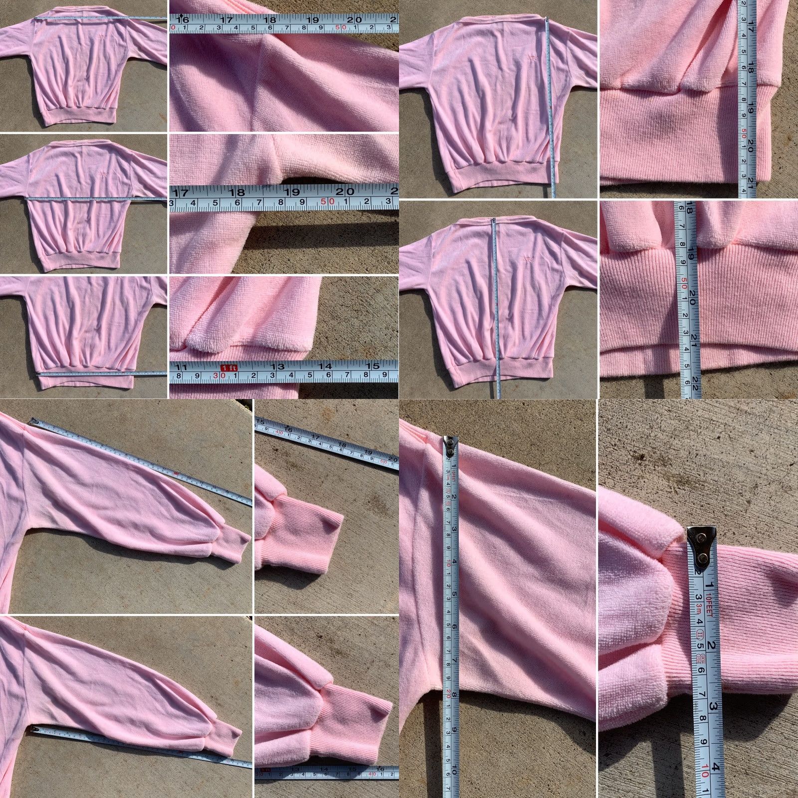 Velour VINTAGE Sergio Valente Velour Shirt Pink M 80s 70s Made In USA Shirt Mens Size M / US 6-8 / IT 42-44 - 8 Thumbnail