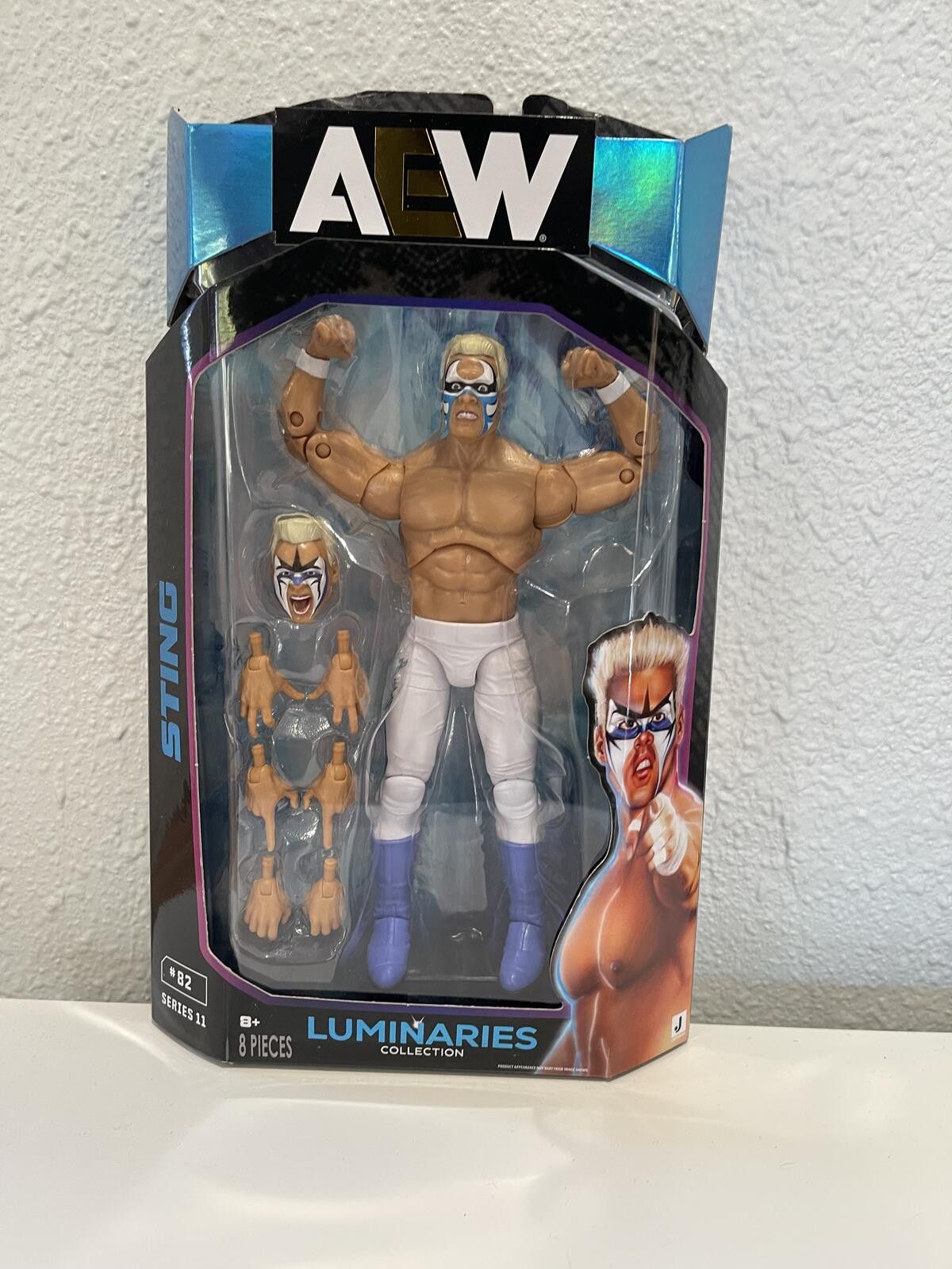 Other AEW Luminaries Collection Sting Action Figure Unmatched 8-Pc Size ONE SIZE - 1 Thumbnail