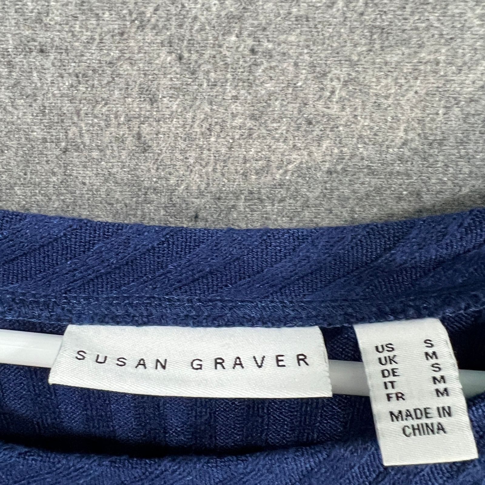 Other Susan Graver Heather Sweater Rib Knit Scoop Neck Size S / US 4 / IT 40 - 3 Thumbnail
