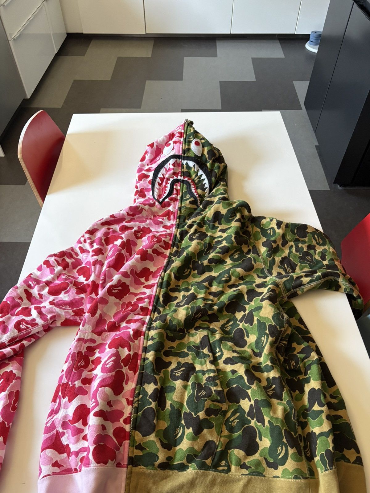 Bape Abc Camo Separate Shark Full Zip Hoodie Size US XXL / EU 58 / 5 - 2 Thumbnail
