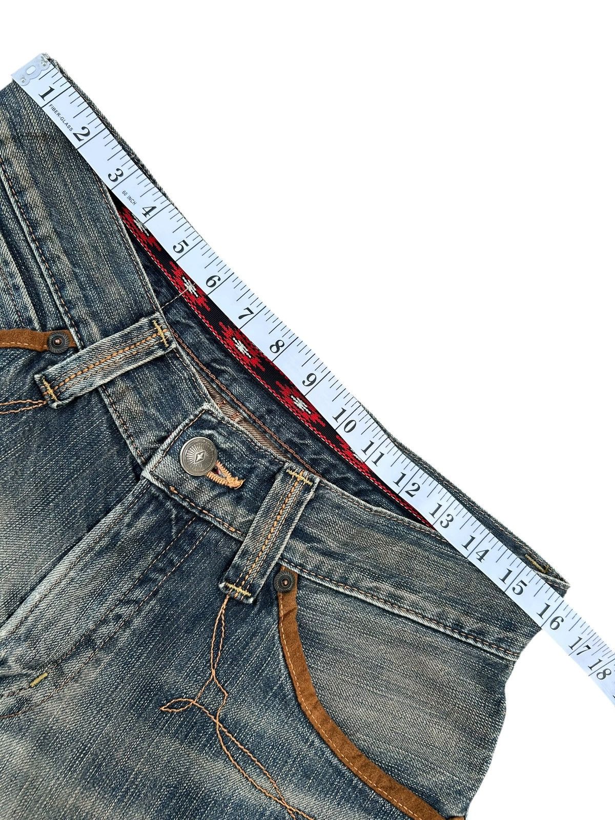 Kapital Vintage Edwin Navajo Rusty Distressed Denim Jeans Size US 32 / EU 48 - 19 Thumbnail