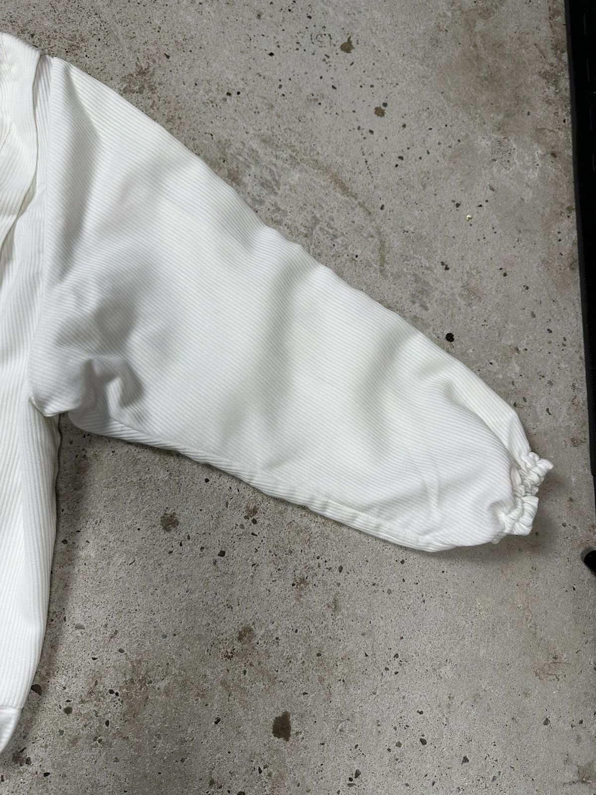 If Six Was Nine × Japanese Brand × Le Grande Bleu (L.G.B.) Vintage Y2K White Boxy Fit Bomber Jacket archive Size US L / EU 52-54 / 3 - 9 Thumbnail
