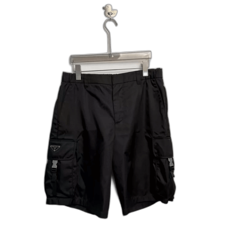 Prada Prada Re-Nylon Casual Shorts with Logo-yf | Grailed