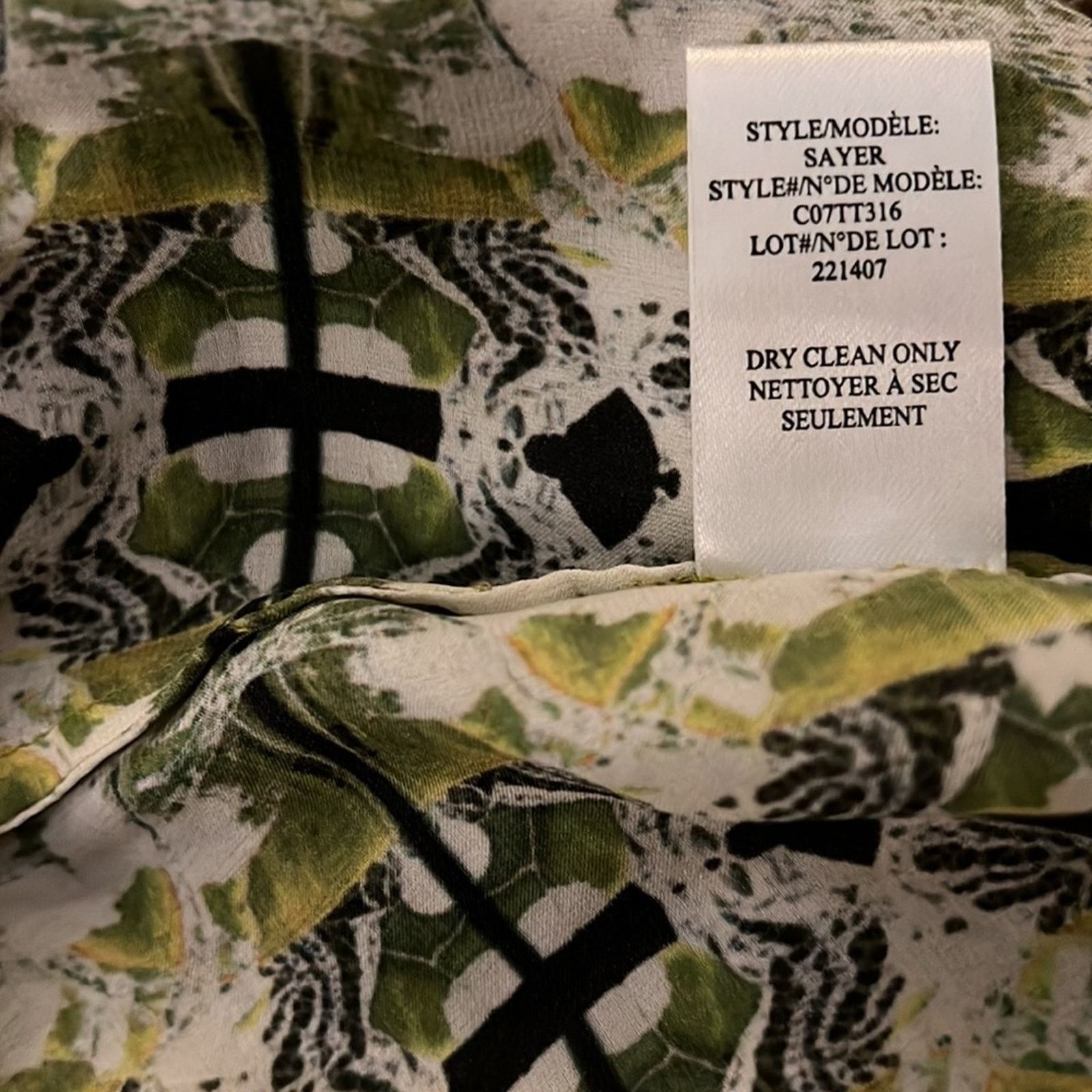 Theory Theysken’s Theory Silk Printed Sayer Skirt Size 8 Size 30" / US 8 / IT 44 - 6 Thumbnail