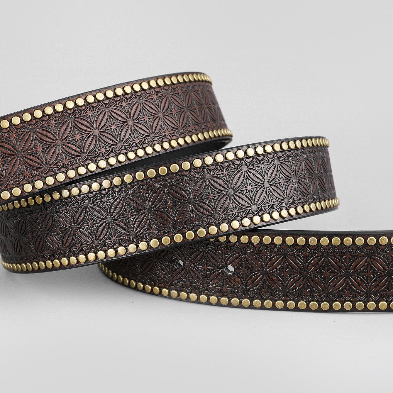 Other Vintage Cattle Pu Leather Belt Size ONE SIZE - 4 Thumbnail