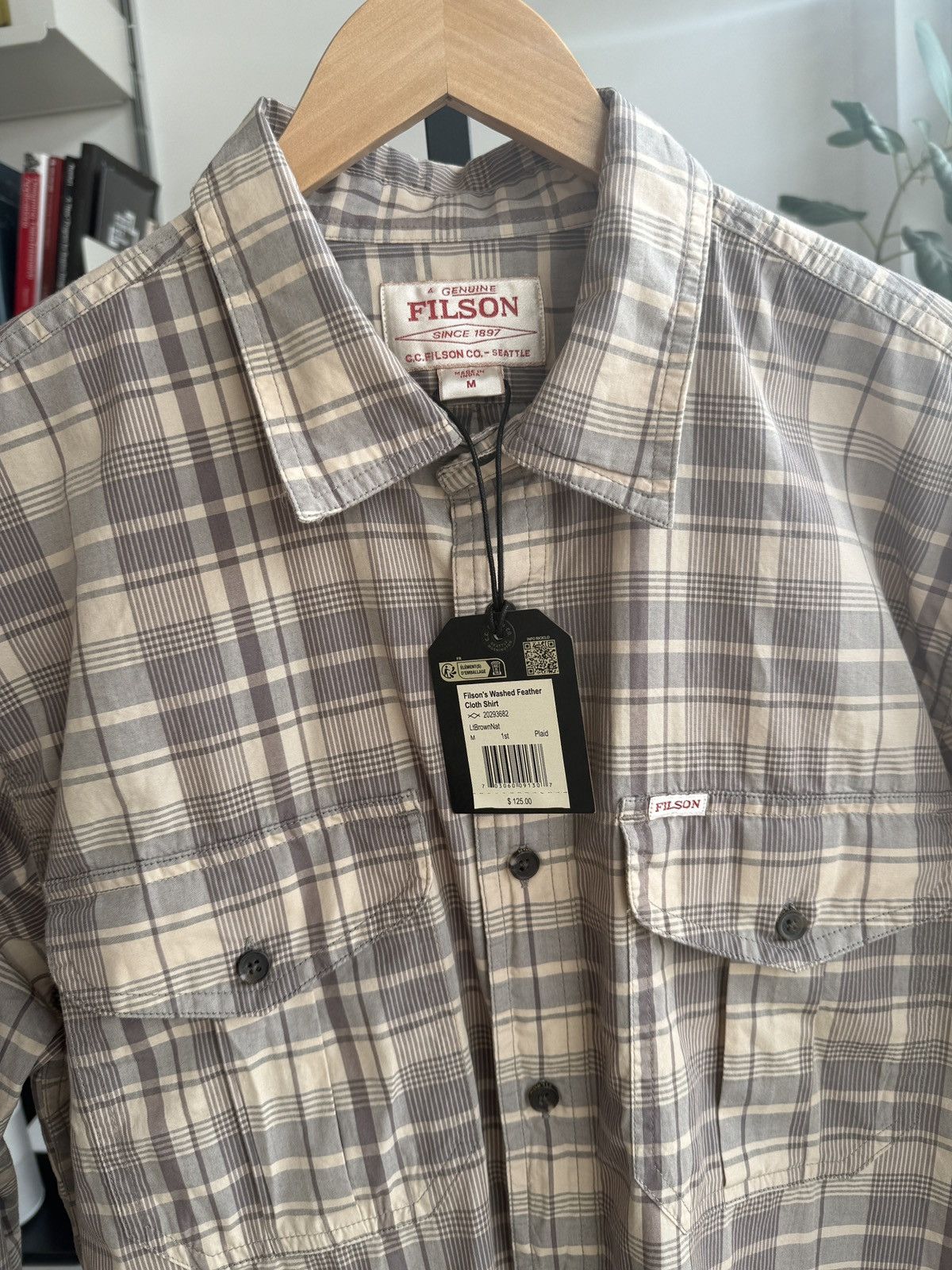 Filson Filson Washed Feather Cloth Shirt Size US M / EU 48-50 / 2 - 3 Thumbnail
