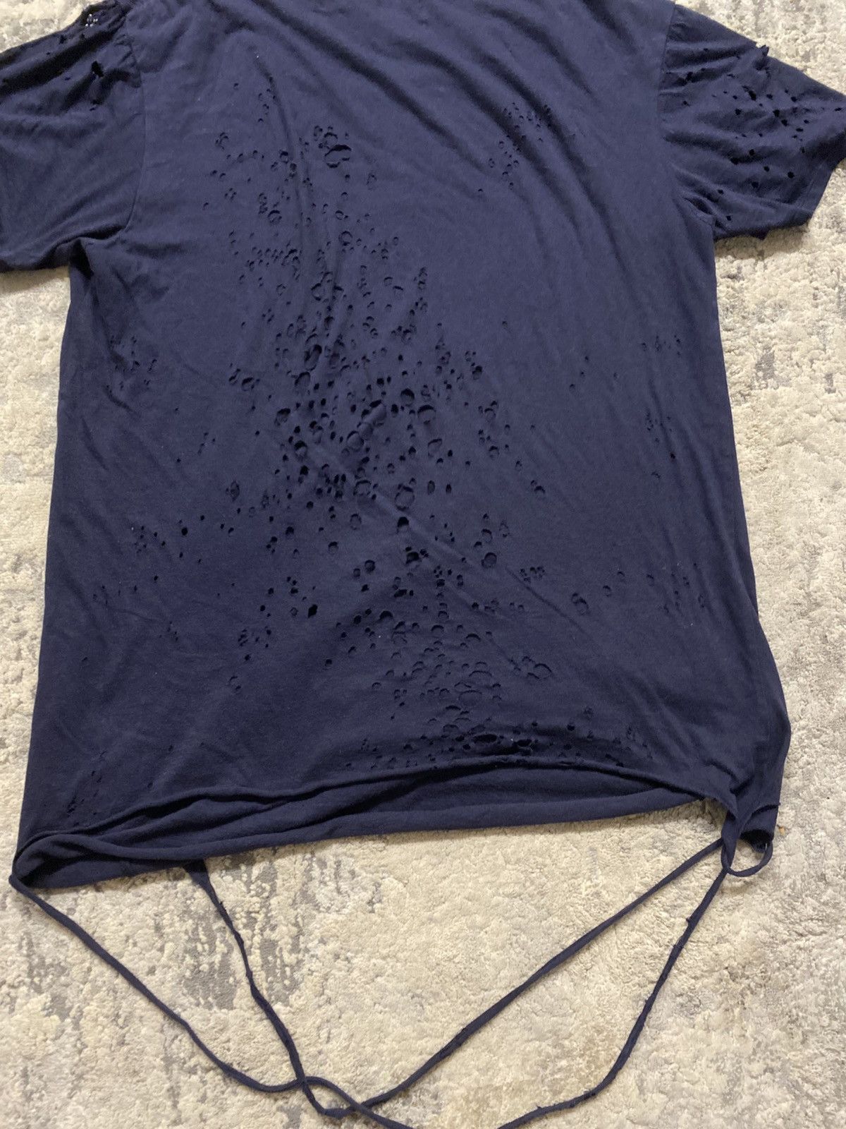 Maison MIHARA YASUHIRO Maison Mihara Yasuhiro - Bug Bite Distressed Tassel Tee Size US M / EU 48-50 / 2 - 8 Thumbnail