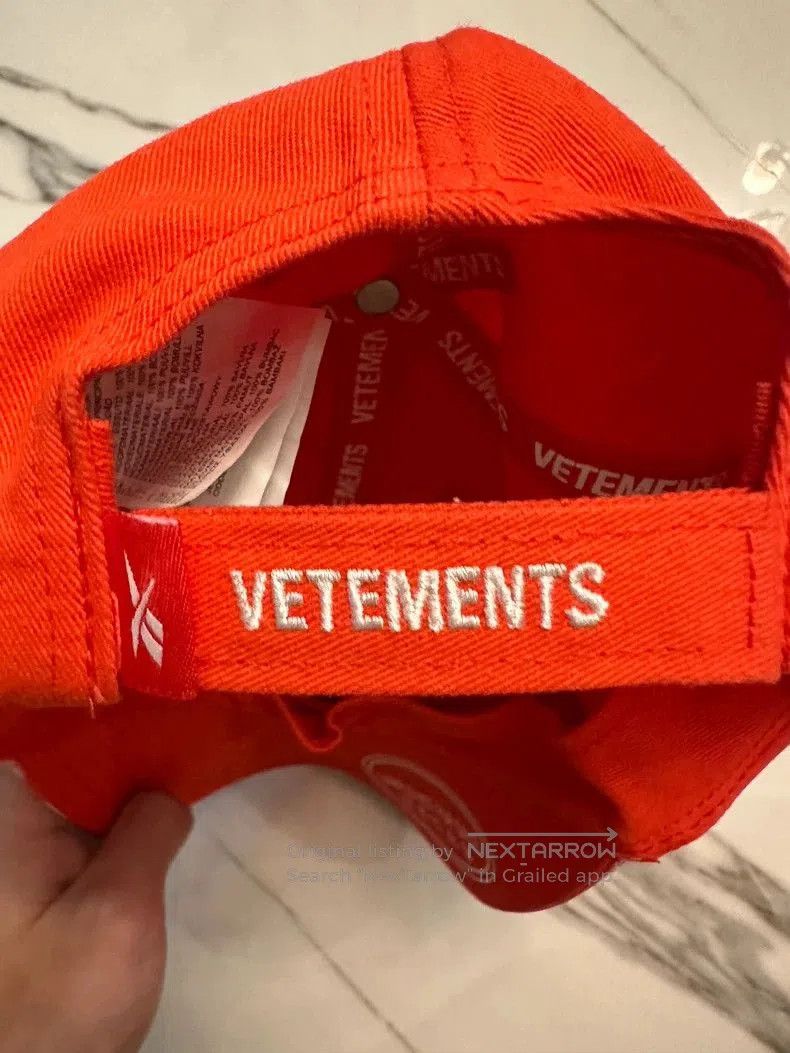 Vetements Vetements Reebok For Rent Cap. Size ONE SIZE - 5 Thumbnail