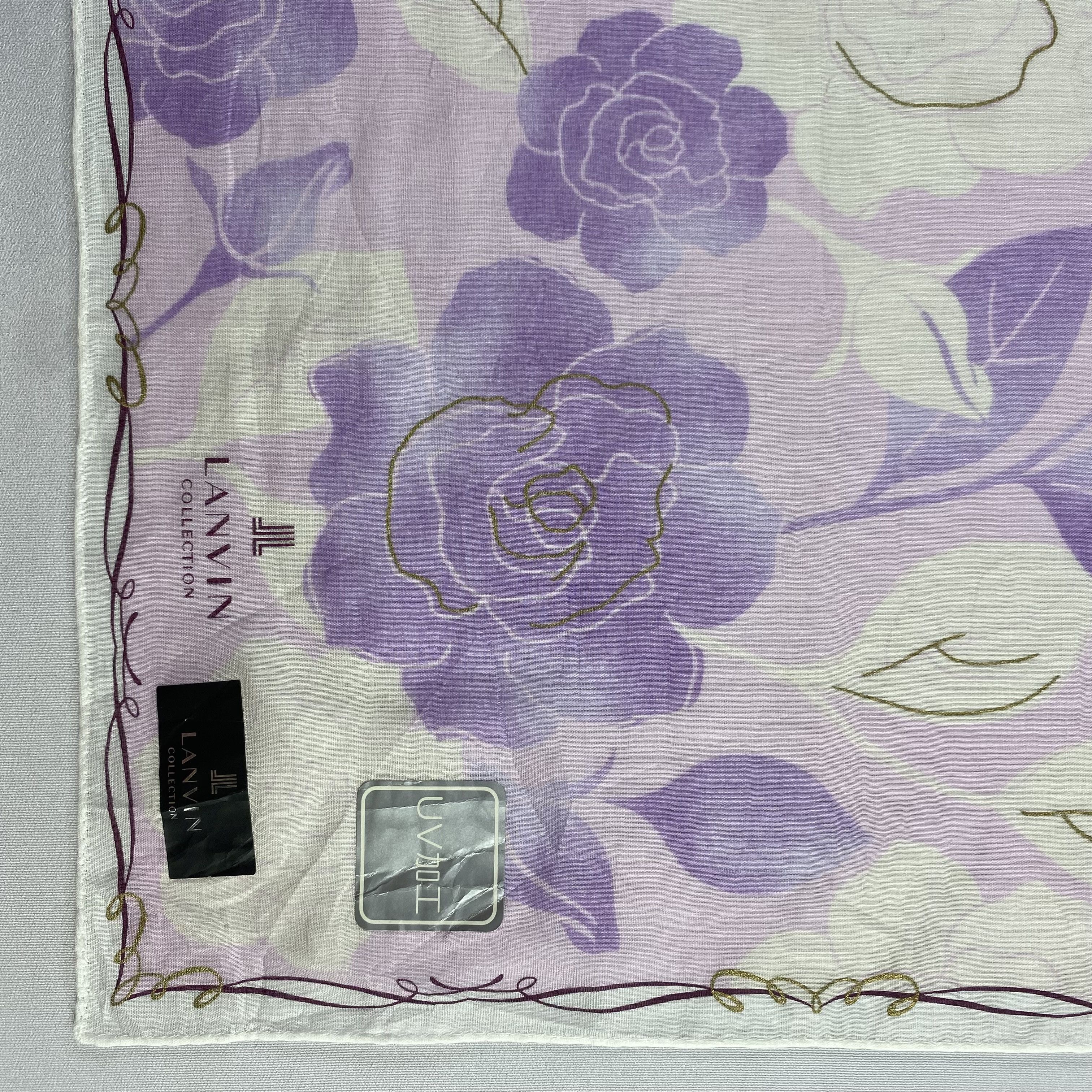 Lanvin × Vintage Lanvin Handkerchief / Neckerchief / Bandana-P1559 Size ONE SIZE - 2 Thumbnail