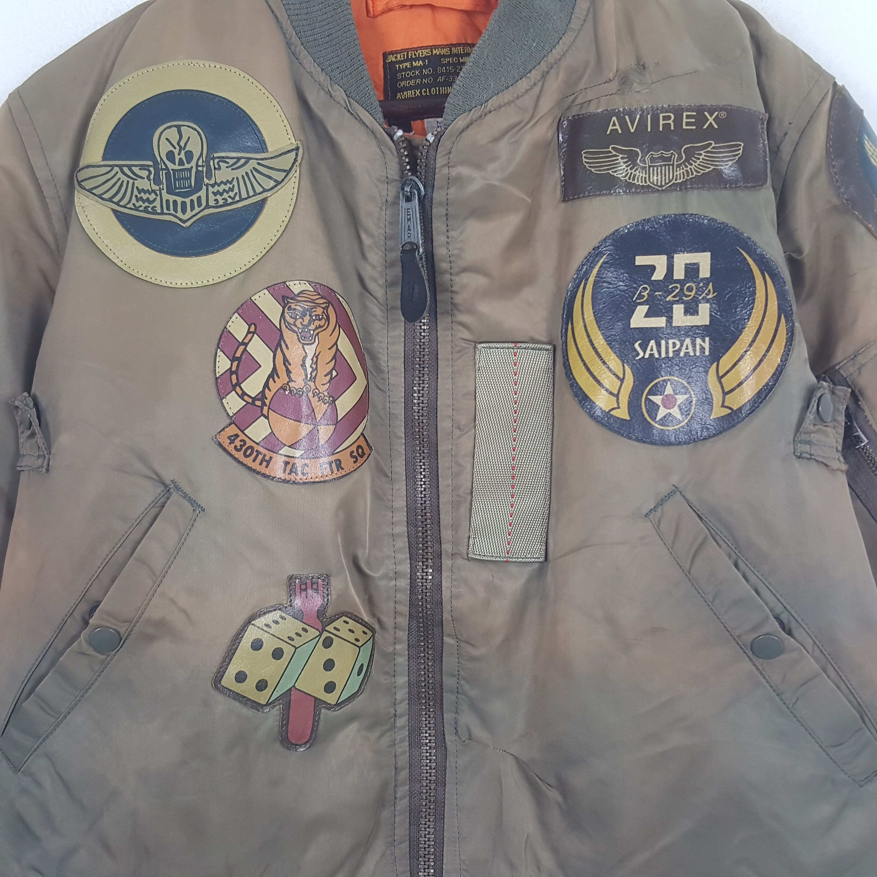 Avirex × Vintage Vintage Avirex Military Reversible Bomber Jacket Size US S / EU 44-46 / 1 - 2 Thumbnail