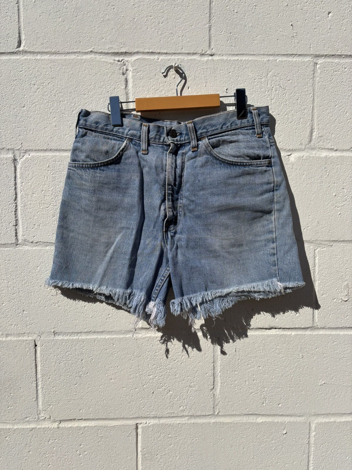 Levi's Vintage Levi’s Orange Tab Cutoff Denim Shorts Size US 32 / EU 48 - 1 Thumbnail