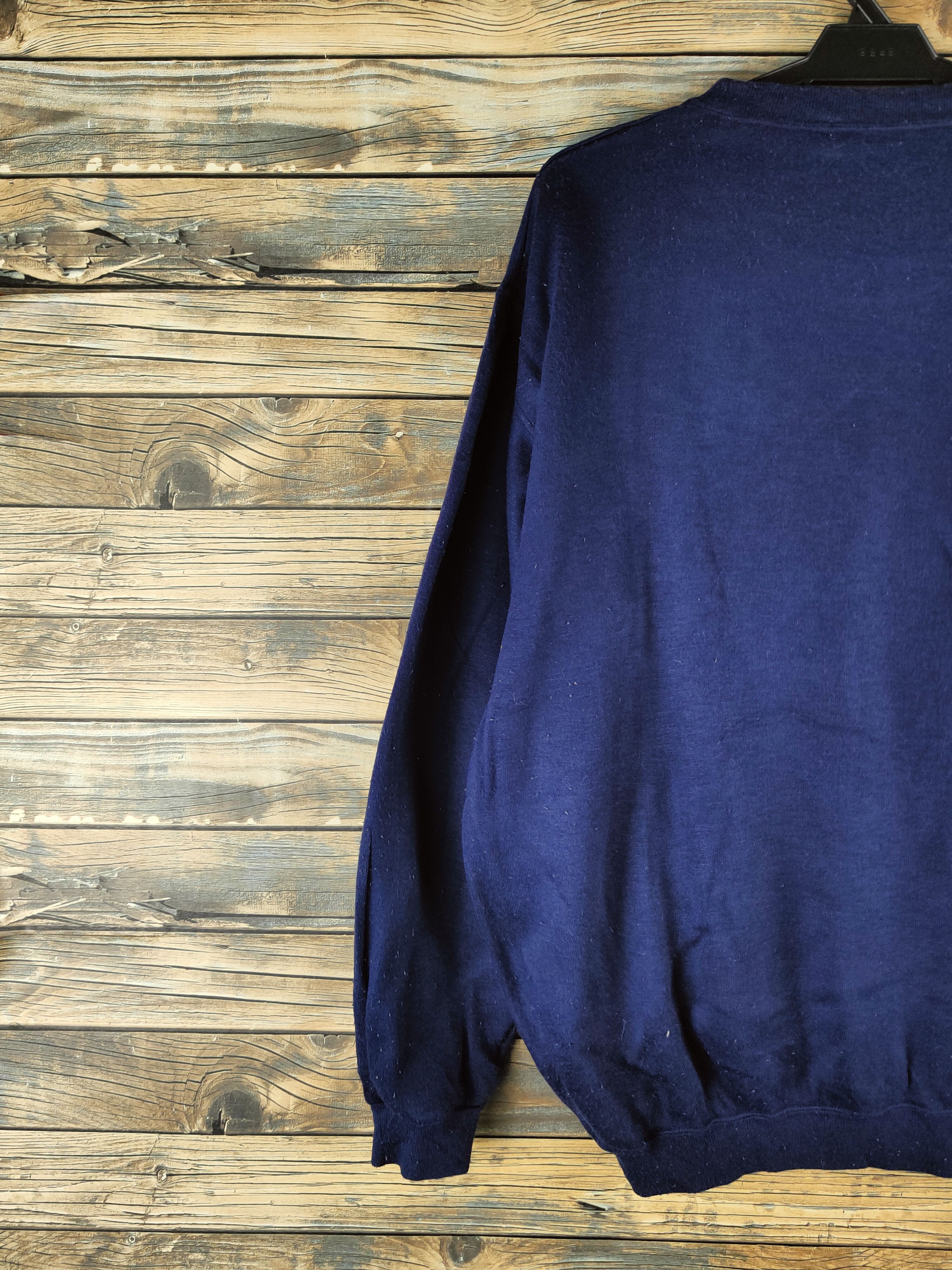 Japanese Brand Vintage Stuff 🔥 Night Wear Navy Sweatshirts Size US M / EU 48-50 / 2 - 8 Thumbnail