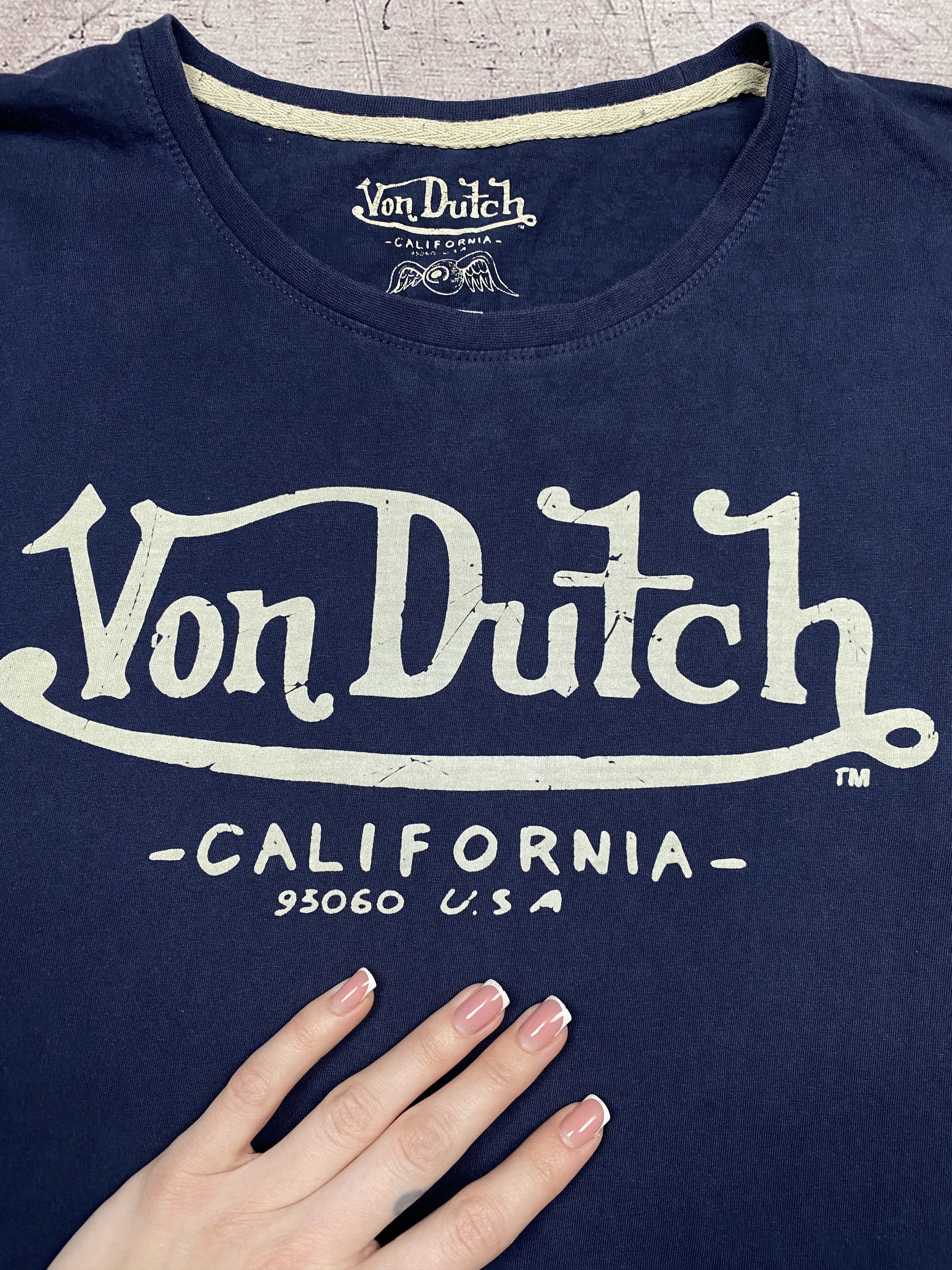 Vintage × Von Dutch Von Dutch Vintage Mens Crew Neck T-Shirt Size US XL / EU 56 / 4 - 3 Thumbnail
