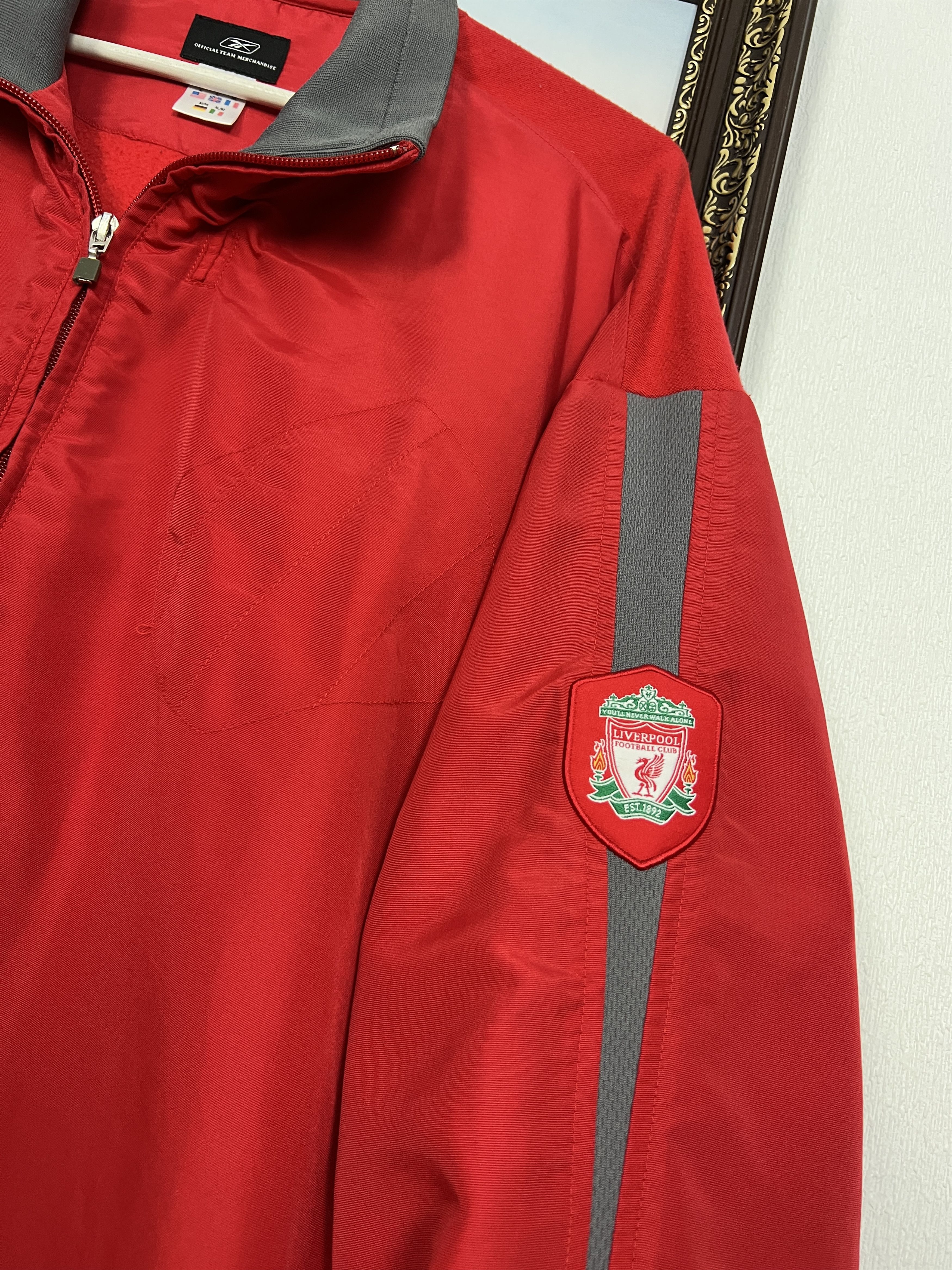 Reebok Liverpool Football Train Jacket Windbreaker Track Top Size US L / EU 52-54 / 3 - 3 Thumbnail