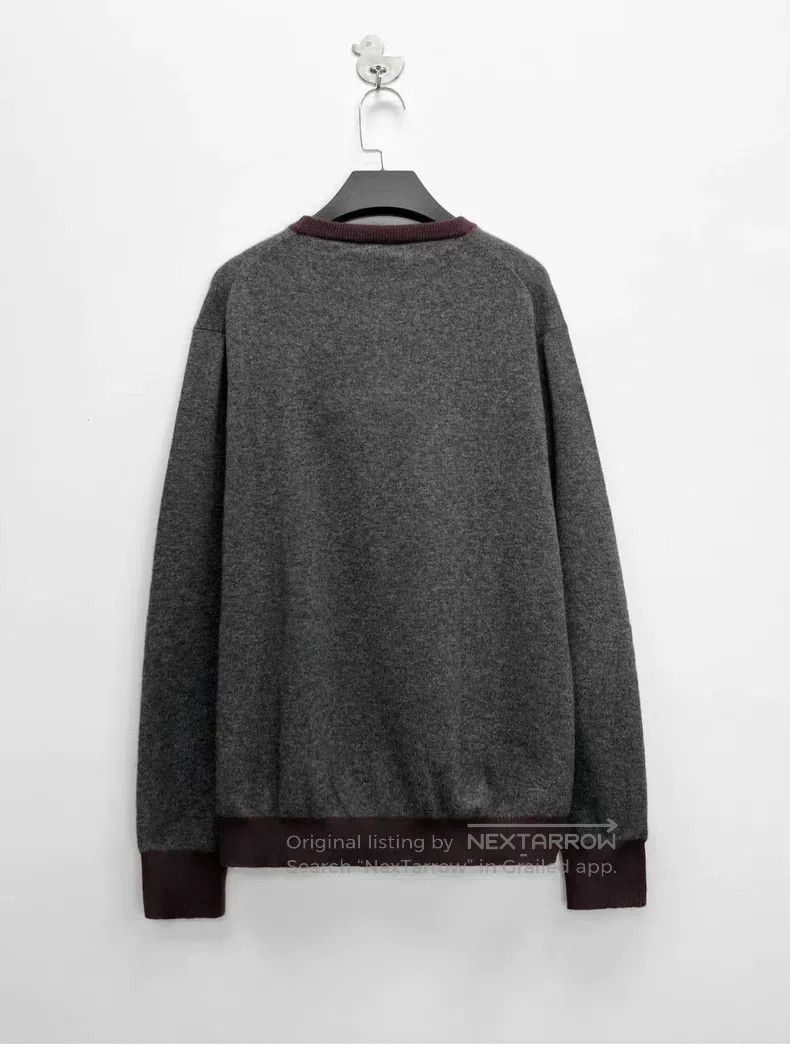Hermes Hermes Gray Earth H Embroidered Logo 100% Cashmere Knit To Size US L / EU 52-54 / 3 - 2 Thumbnail